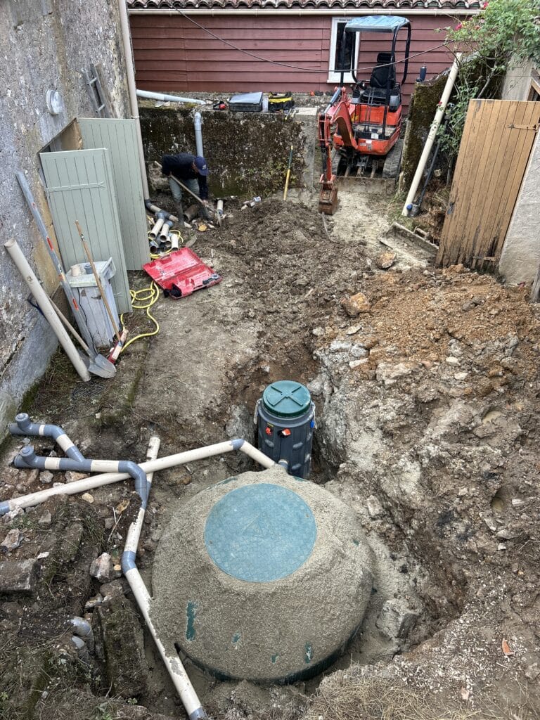 Installation et pose micro station 5EH sans épandage