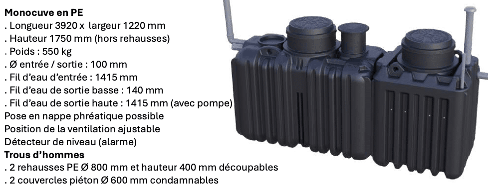 filteoo atb monocuve PE filtre compact